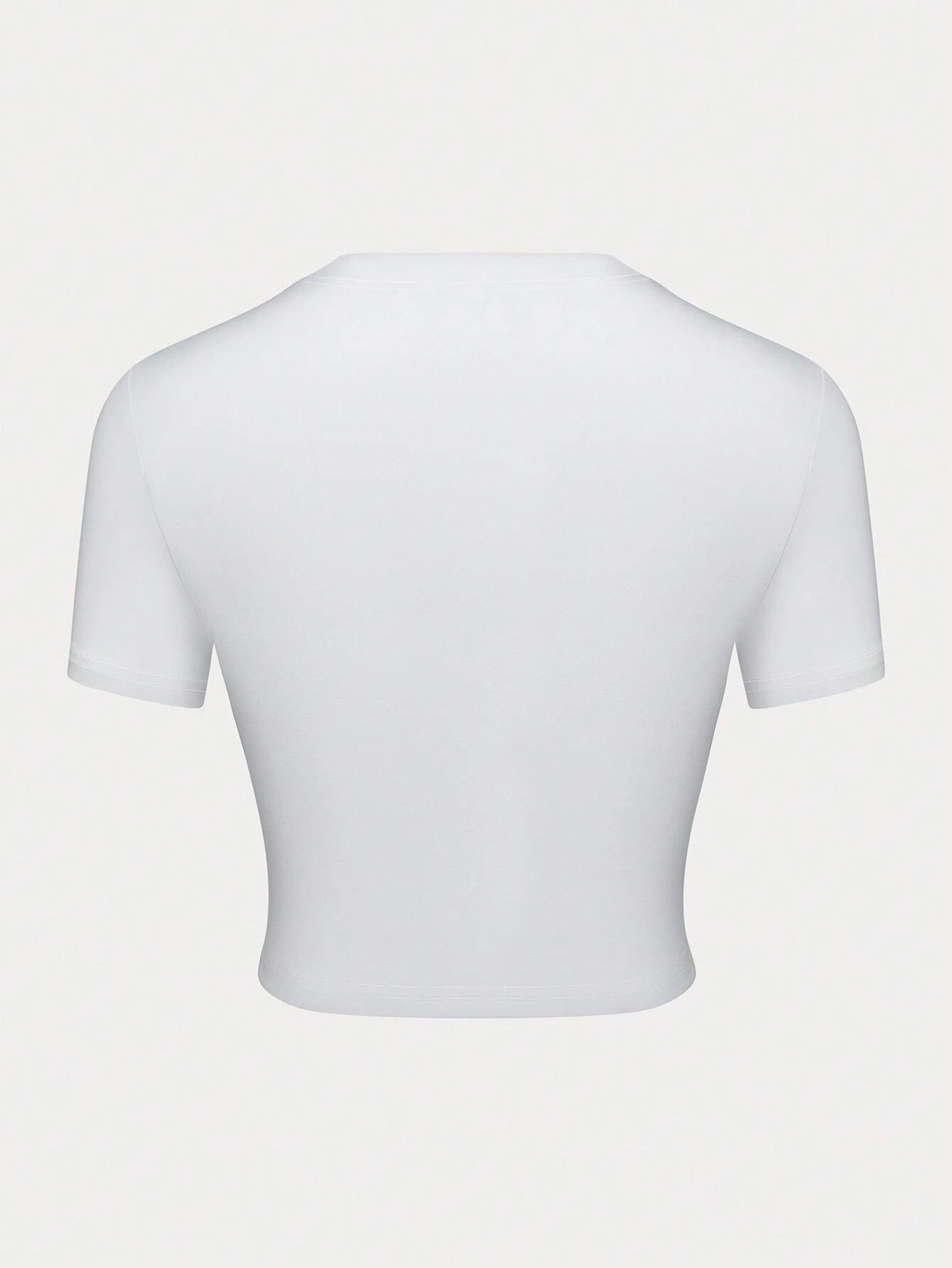 Women'S Y2K Graphic Crop Top T-Shirt - "In My 1989 Era" Letter Print, Short Sleeve, Crew Neck, Lightweight Polyester, Spring/Summer Casual Wear
